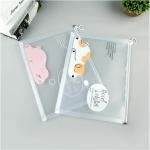 Limitless Plastic Zipper File, Storage Bag Antique Rhythm Brushed Edge for Documents